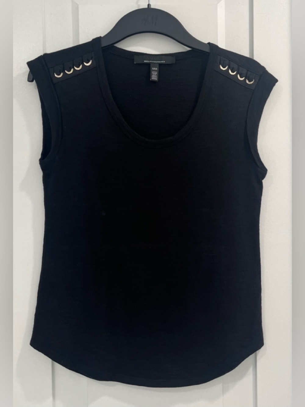 White House Black Market Sleeveless Tee, Size XXS